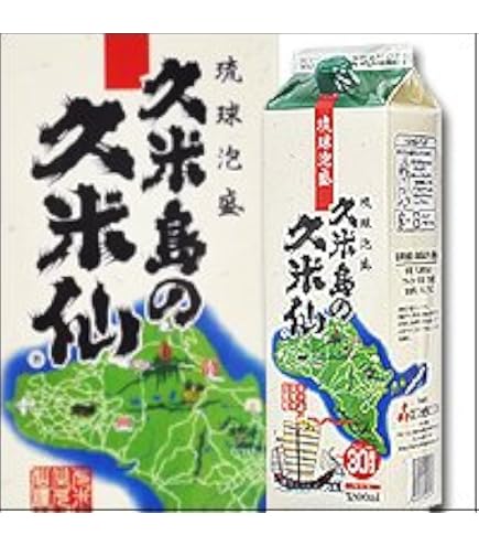 Amazon.co.jp: 久米島の久米仙 琉球泡盛 1800mlパック×6本 : 食品